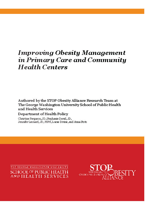 Improving Obesity Management in Primary Care and Community Health Centers cover