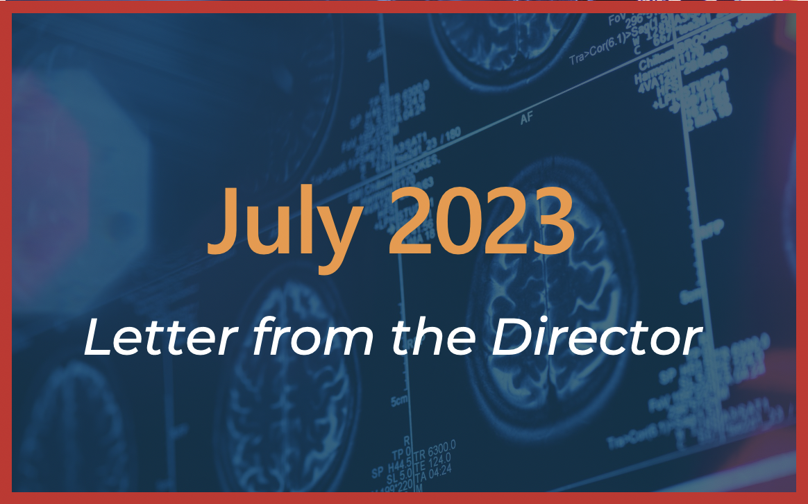 July 2023 Letter from the Director