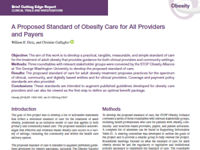 A Proposed Standard of Care cover