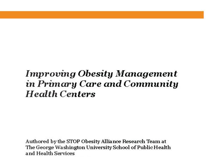 Improving Obesity Management in Primary Care and Community Health Centers cover