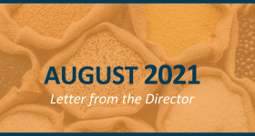 August 2021 Letter from the Director